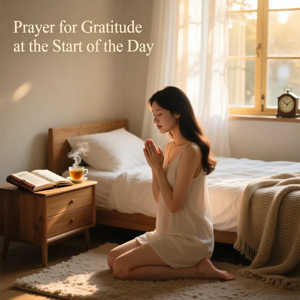Prayer for Gratitude at the Start of the Day