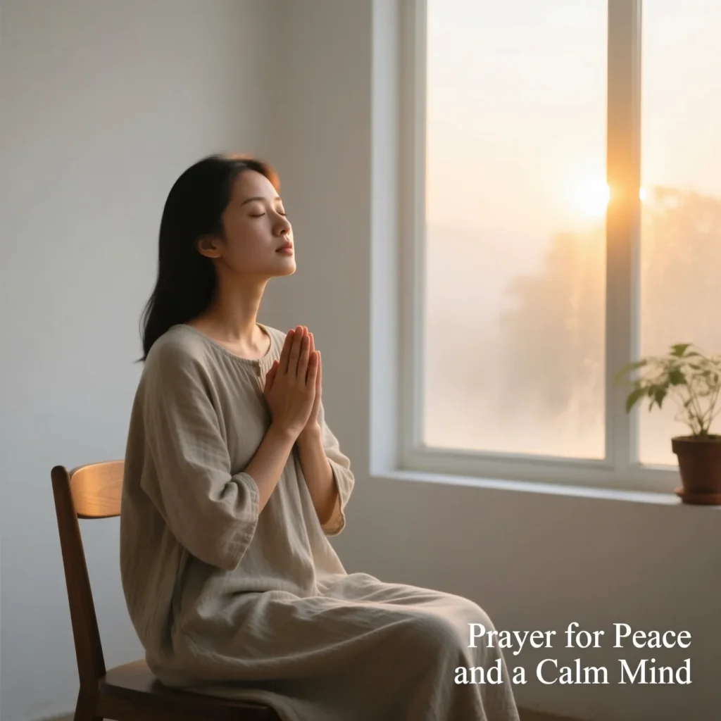Prayer for Peace and a Calm Mind