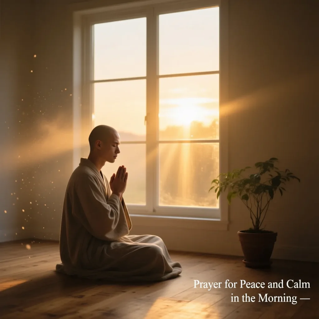 Prayer for Peace and Calm in the Morning