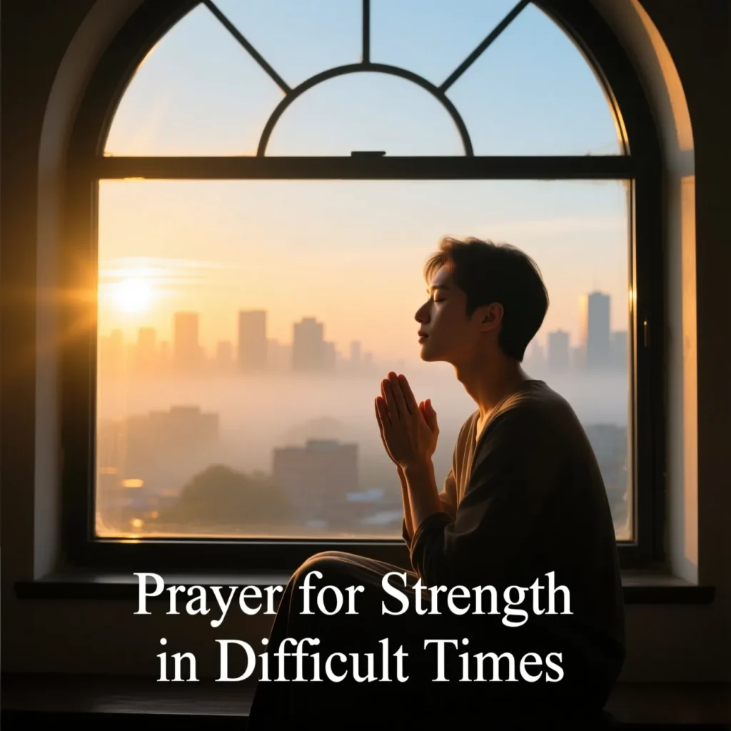 Prayer for Strength in Difficult Times
