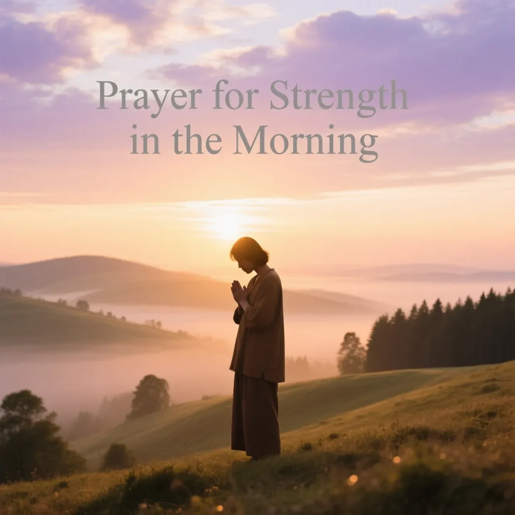 Prayer for Strength in the Morning