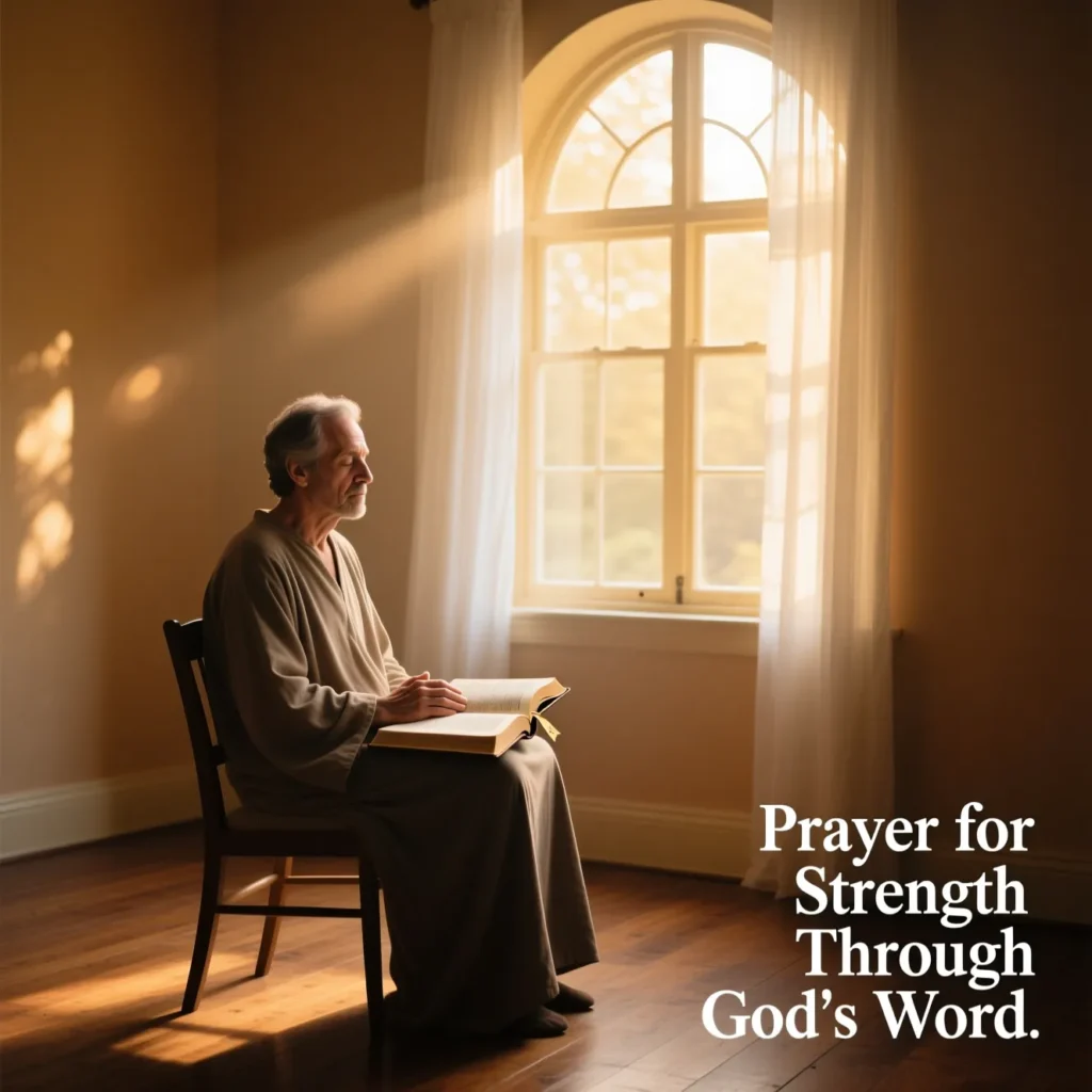 Prayer for Strength Through God’s Word