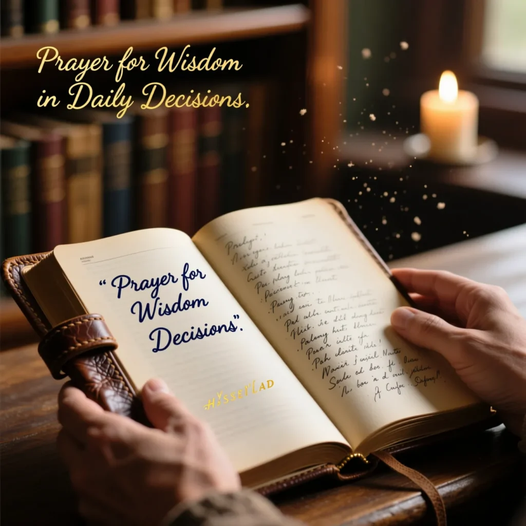 Prayer for Wisdom in Daily Decisions