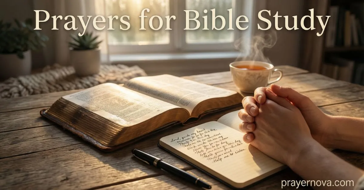 Prayers for Bible Study