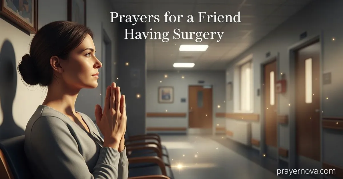 Prayers for a Friend Having Surgery