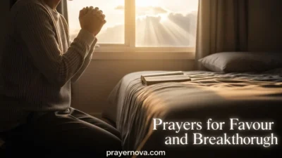 Prayers for Favour and Breakthrough