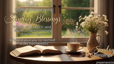 Sunday Blessings Images with Prayers and Quotes