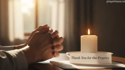 Thank You for the Prayers