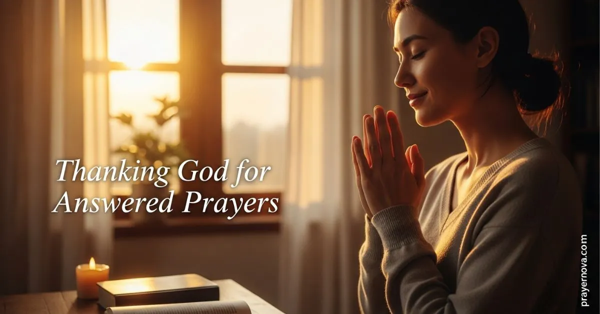 Thanking God for Answered Prayers