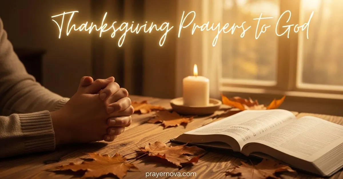 Thanksgiving Prayers to God